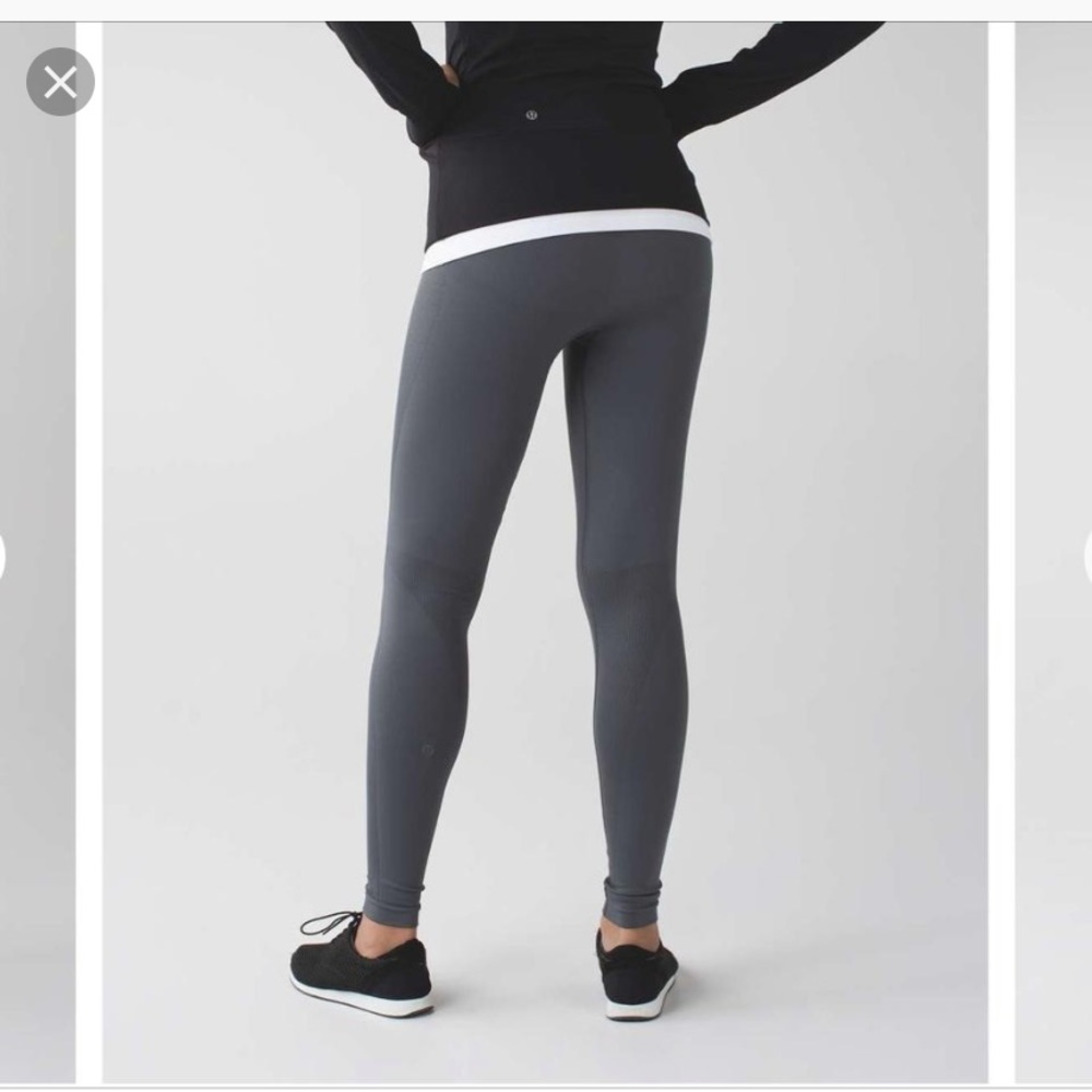 Lululemon Zone In Tight- Dark Gray- Size 4